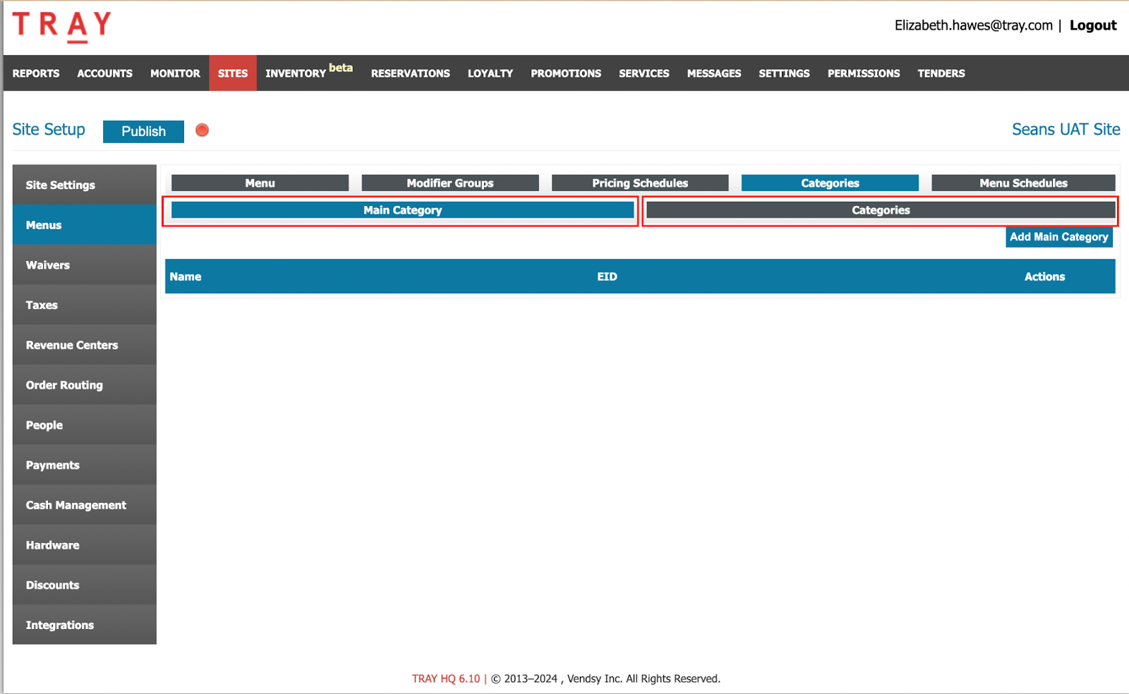 6.10 Combined Release Notes – TRAY